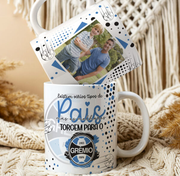 Estampas canecas - Os Melhores Pais – Times de Futebol - Imagem 2