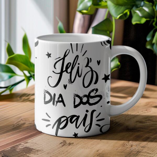 Estampas canecas Dia dos Pais Lettering - Imagem 4