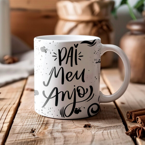 Estampas canecas Dia dos Pais Lettering - Imagem 3