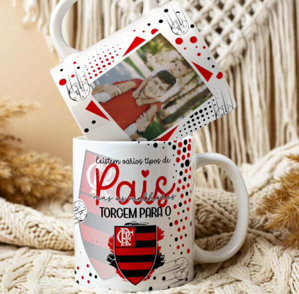 Estampas canecas - Os Melhores Pais – Times de Futebol - Imagem 4