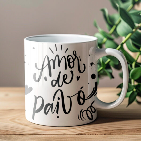 Estampas canecas Dia dos Pais Lettering - Imagem 5