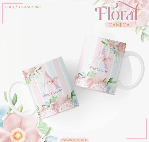 Kit Agendas 2026 – Floral Candy (Lina) - Imagem 3