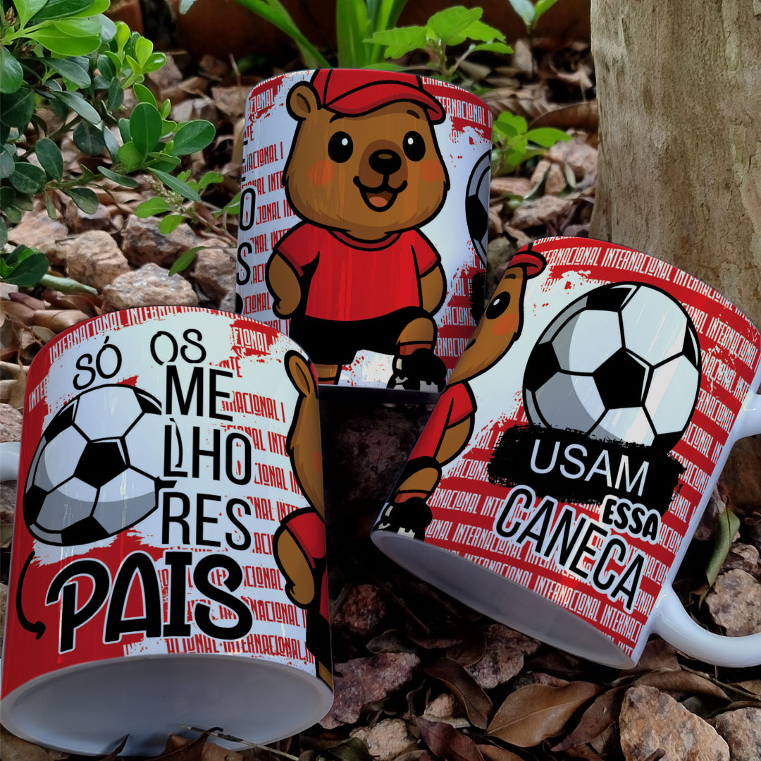 Estampas canecas Futebol Times Capivara Pais - Imagem 5