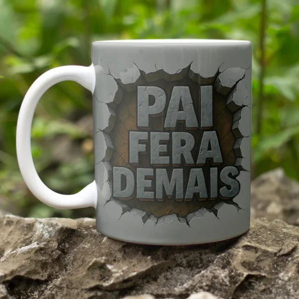 Estampas para canecas - Dia dos Pais Cracked Wall - Imagem 17