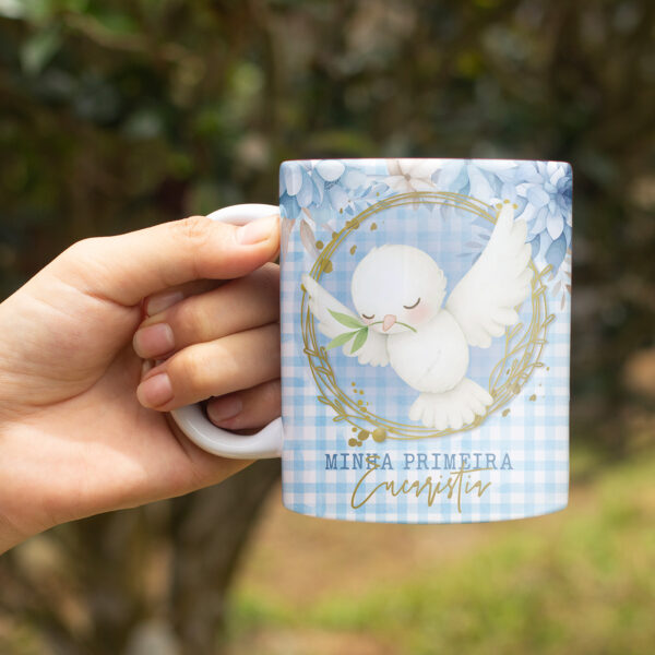 Arte Caneca Primeira Eucaristia - Imagem 3