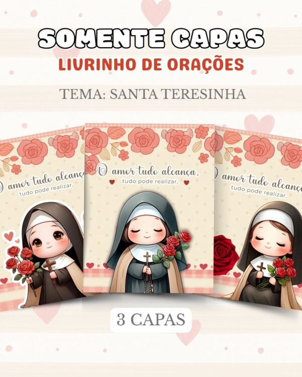 Santa Teresinha – Capa Livrinho de Orações
