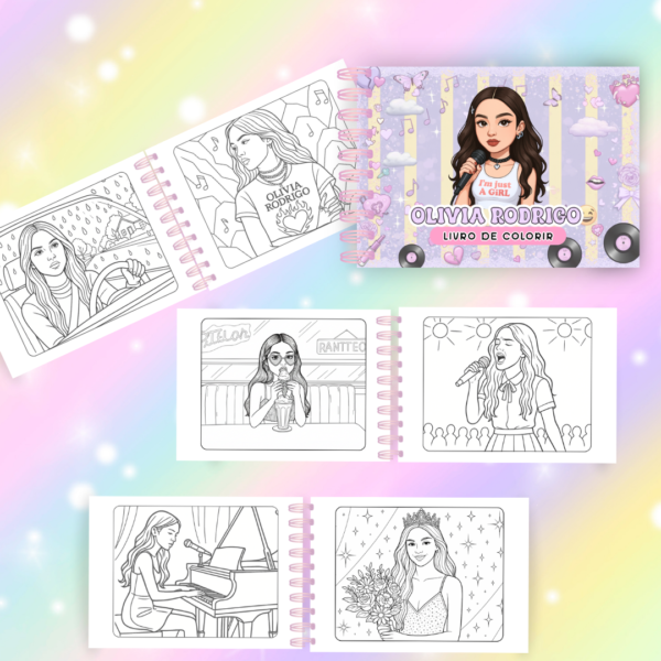Coleção Divas do Pop - Livros de para Colorir - Imagem 3