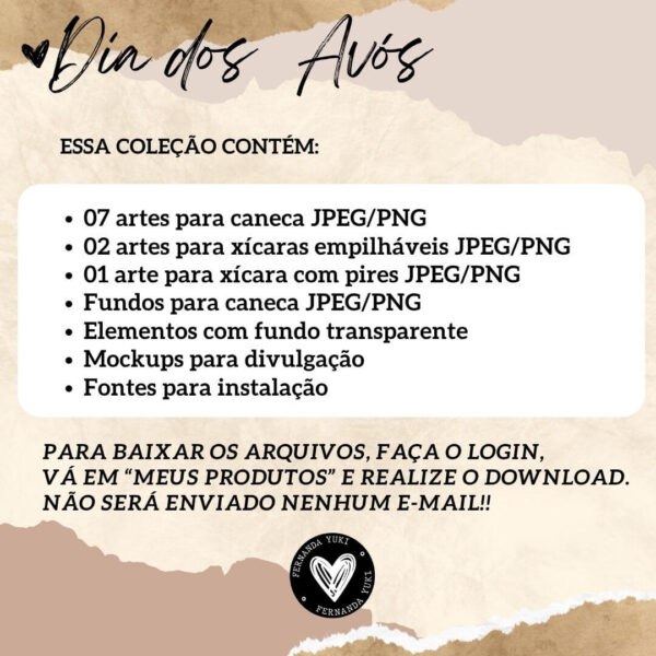 CANECAS DIA DOS AVÓS V4 - FERNANDA YUKI - Imagem 2