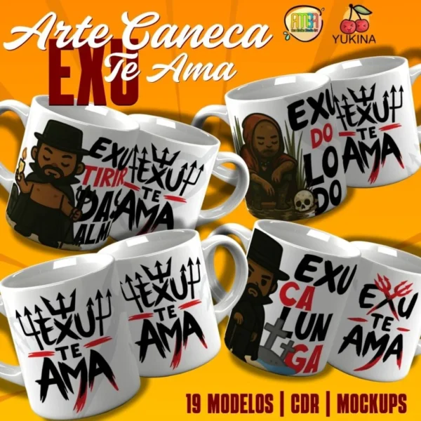 Exu Te Amo – Estampas Canecas