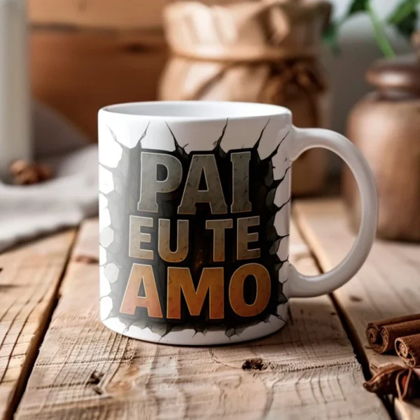 Estampas para canecas - Dia dos Pais Cracked Wall - Imagem 9