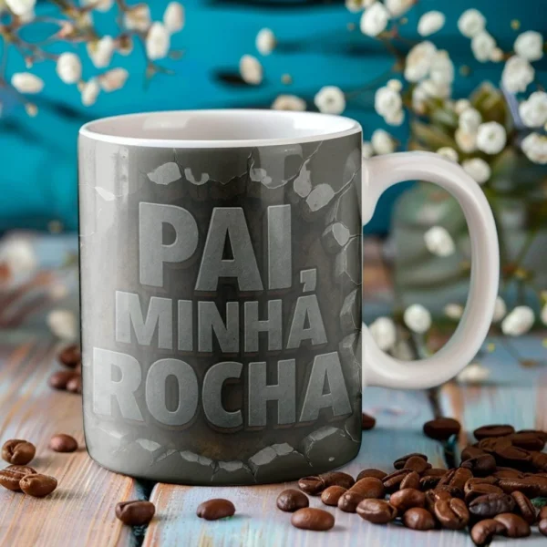 Estampas para canecas - Dia dos Pais Cracked Wall - Imagem 4
