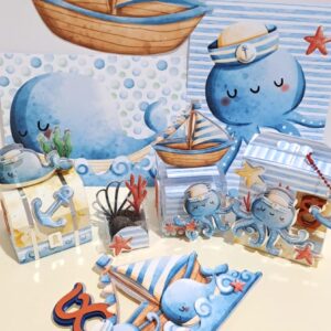 Bichos Marinheiros Meninos – Kit Festa Pronta