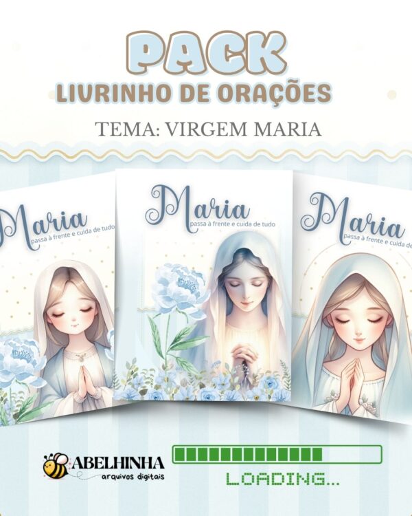 Virgem Maria – Capa Livrinho de Orações - Imagem 2