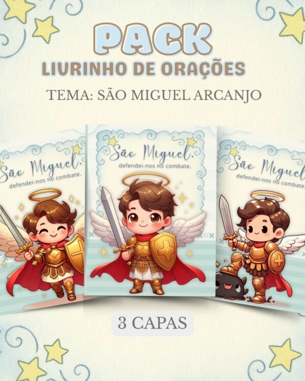 São Miguel Arcanjo – Capa Livrinho de Orações - Imagem 2