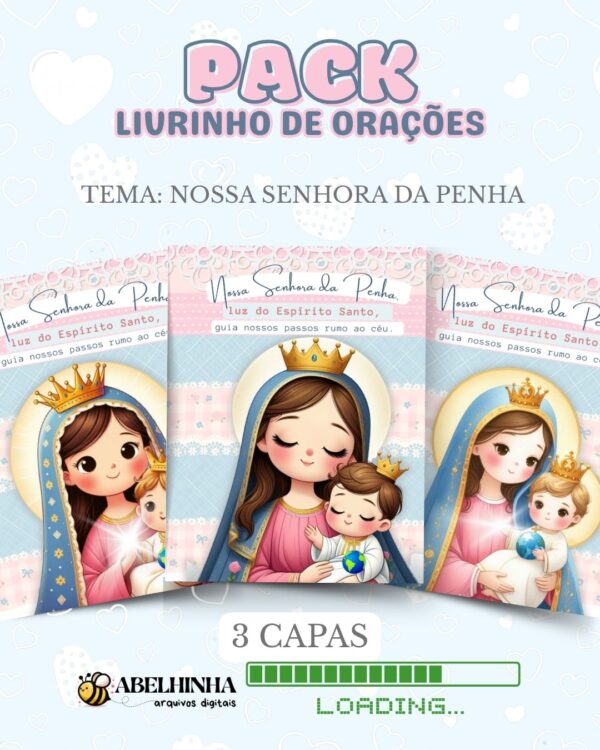 Nossa Senhora da Penha – Capa Livrinho de Orações - Imagem 2