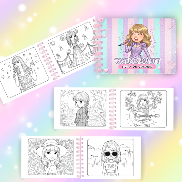 Coleção Divas do Pop - Livros de para Colorir - Imagem 11