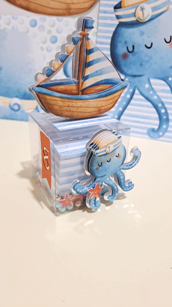 Bichos Marinheiros Meninos – Kit Festa Pronta - Imagem 9