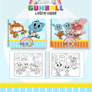 O Incrível Mundo do Gumball – Big Livros de Colorir