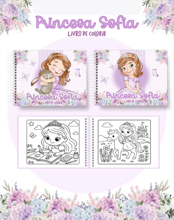 Princesa Sofia – Big Livros de Colorir