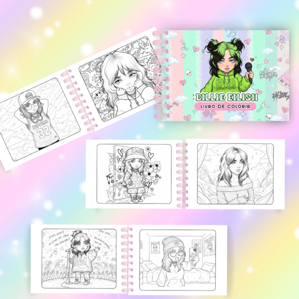 Coleção Divas do Pop - Livros de para Colorir - Imagem 9
