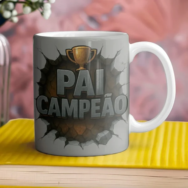 Estampas para canecas - Dia dos Pais Cracked Wall - Imagem 14