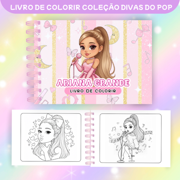 Coleção Divas do Pop - Livros de para Colorir - Imagem 8