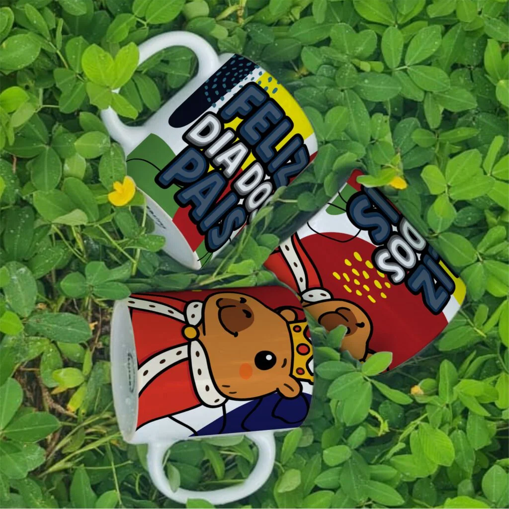 Estampas Canecas Dia dos Pais Capivarinha - Imagem 5