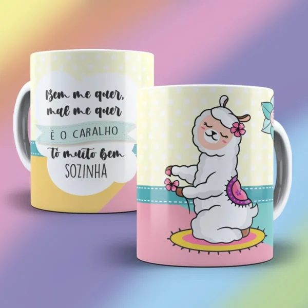 Lhama Irritada – Estampas Canecas - Imagem 4