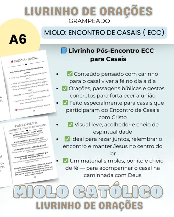 Miolo Livrinho de Orações – Versão Encontro de Casais - Imagem 2
