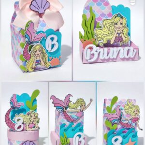 Barbie Sereia – Kit Festa Pronta