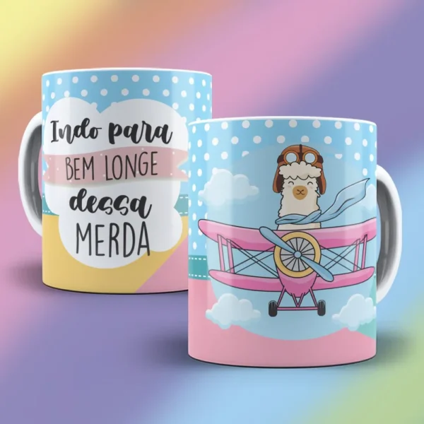 Lhama Irritada – Estampas Canecas - Imagem 5