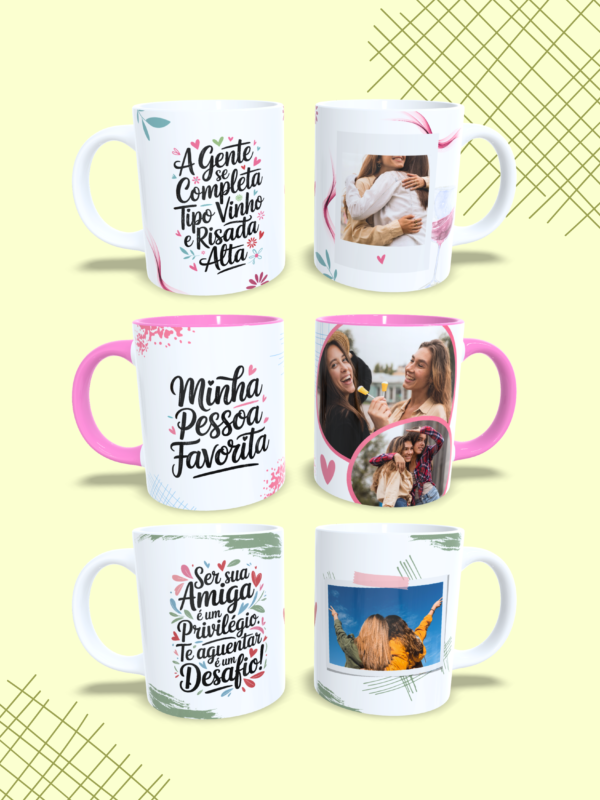 Pacote de Artes CANECA Amizade - Imagem 5
