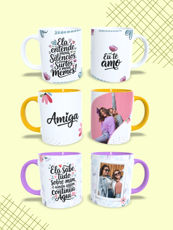 Pacote de Artes CANECA Amizade - Imagem 4