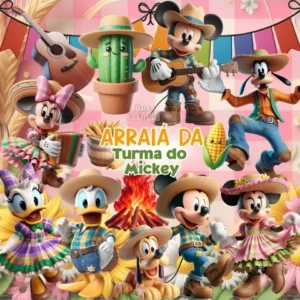 Arraiá da Turma do Mickey – Kit Digital