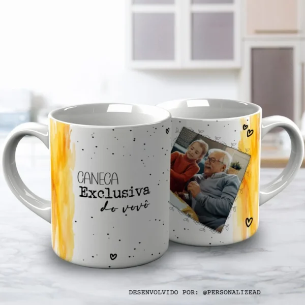 Estampas para canecas - Um Amor de Vó – B4 - Imagem 3