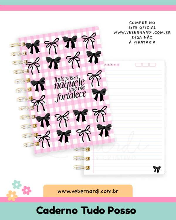 Caderno | Tudo Posso