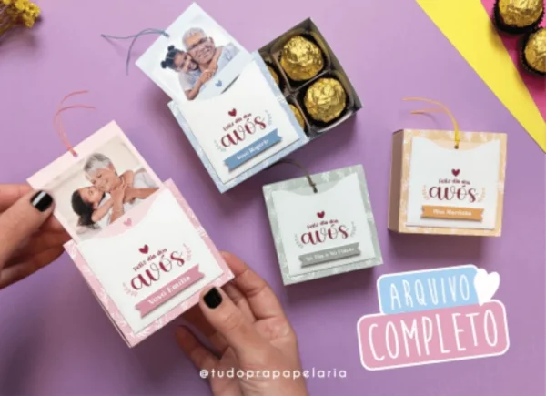 Caixa 4 doces foto – Dia dos avós