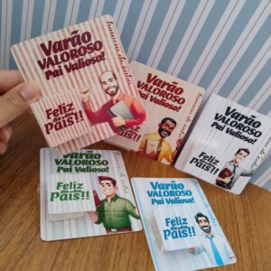 Card Marshmallow - dia dos Pais