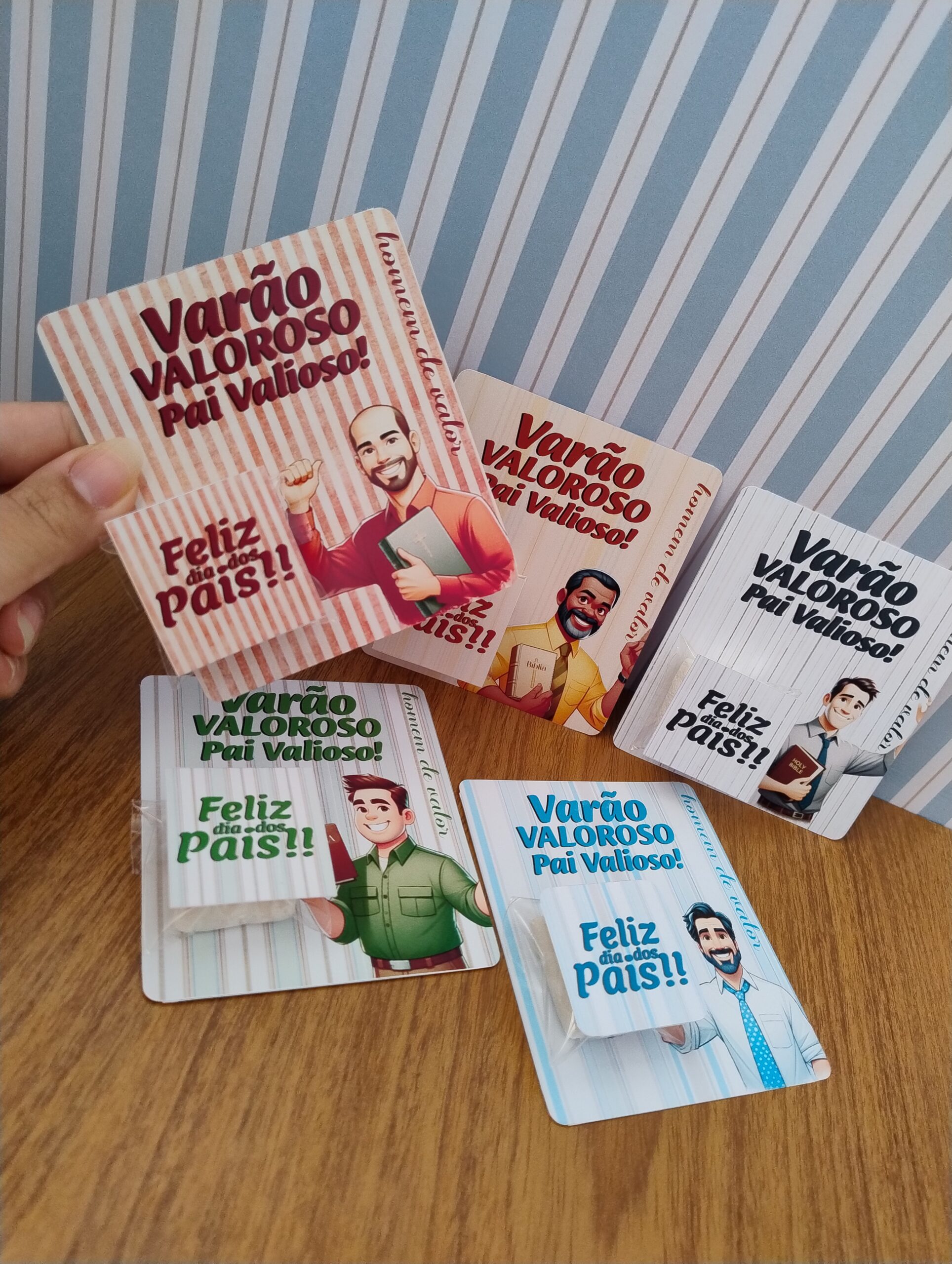 Card Marshmallow - dia dos Pais