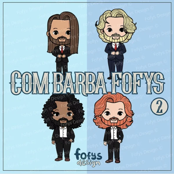 Com Barba Fofys 02 – Kit Digital
