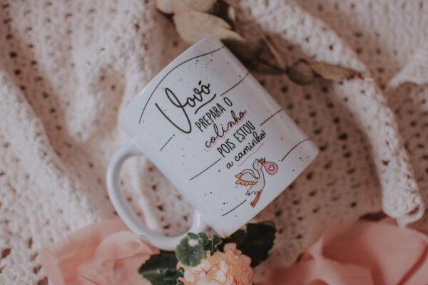 Vô e Vó Cegonha – 2 Artes Avulsa Caneca - Imagem 3