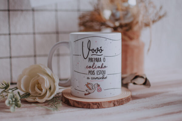 Vô e Vó Cegonha – 2 Artes Avulsa Caneca - Imagem 5