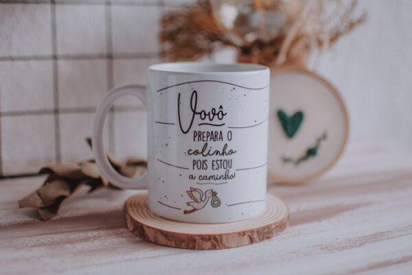 Vô e Vó Cegonha – 2 Artes Avulsa Caneca - Imagem 6