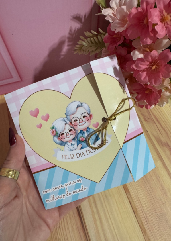 Card com Chaveiro 3 X 4 Dia dos Avós - Imagem 4