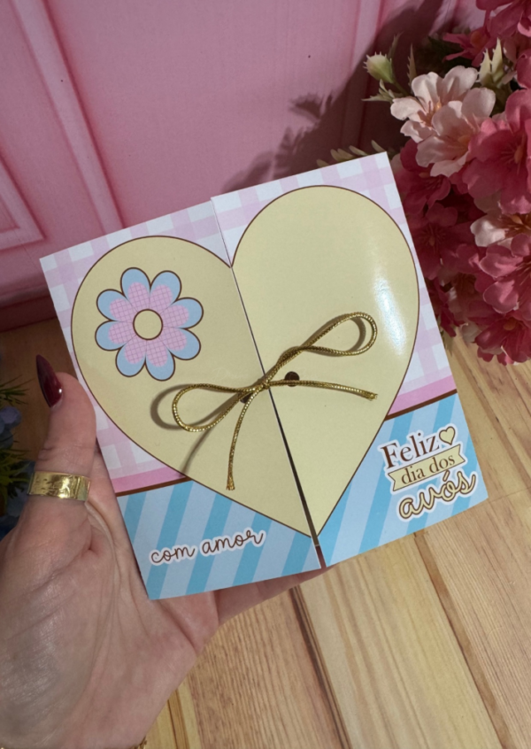 Card com Chaveiro 3 X 4 Dia dos Avós - Imagem 2