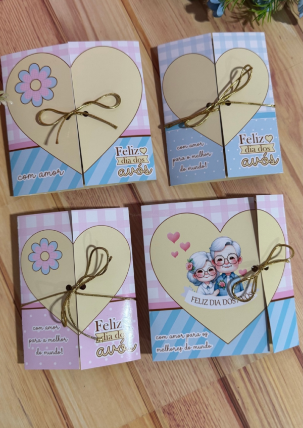 Card com Chaveiro 3 X 4 Dia dos Avós - Imagem 3