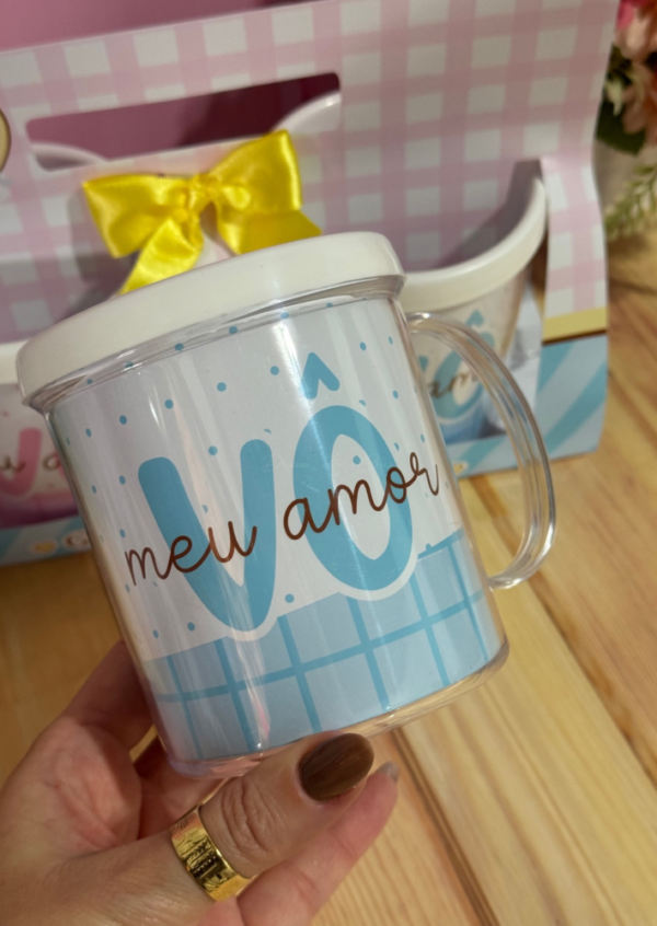 Caneca acrílica com Cinta Dia dos Avós - Imagem 7