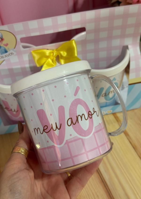 Caneca acrílica com Cinta Dia dos Avós - Imagem 6