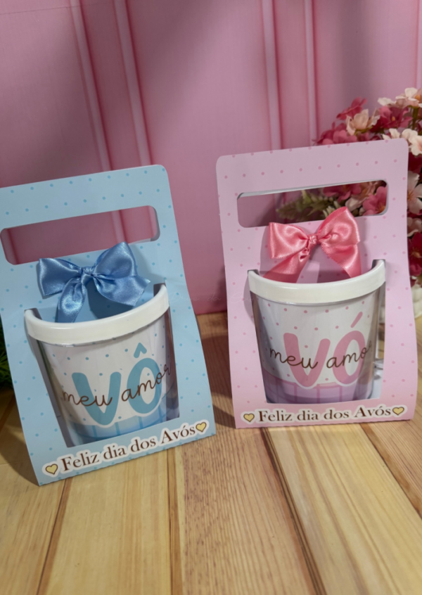 Caneca acrílica com Cinta Dia dos Avós - Imagem 5