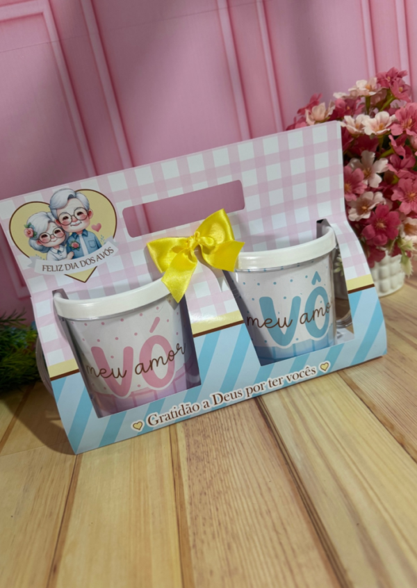 Caneca acrílica com Cinta Dia dos Avós - Imagem 4